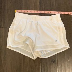Forever 21 white running shorts